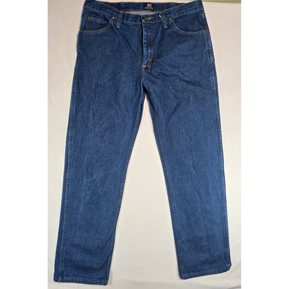 Wrangler 47MWZ Premium Performance Cowboy Cut Regular Fit Jeans Blue 35x32